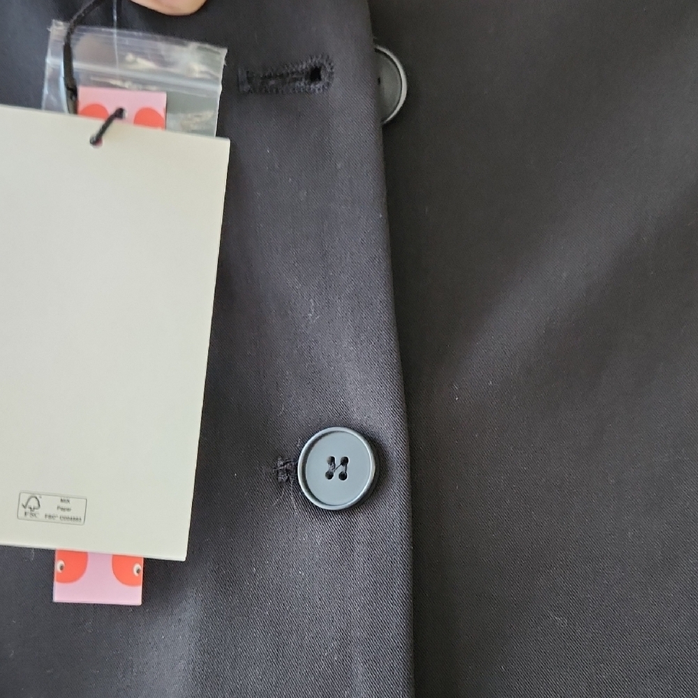 Cider | Black Button Down Vest - Picture 6 of 7